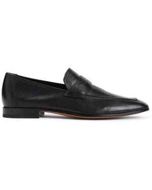 Berluti Squared Toe Loafers - Black