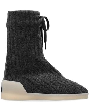 Fear Of God Moc Knitted Slip-On Boots - Black