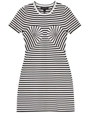 Marc Jacobs Striped Mini Dress - Multicolour