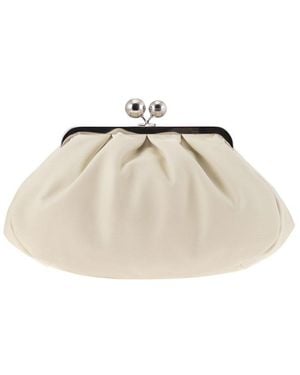 Weekend by Maxmara Cubico Medium Clutch Bag - Natural