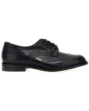 Tricker's Bourton Brogue Lace-Up Shoes - Black