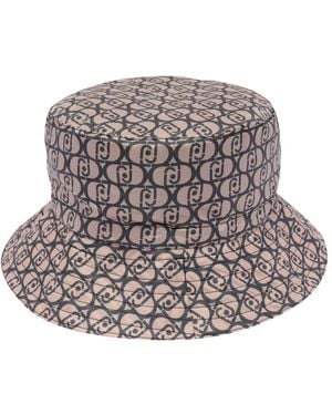 Liu Jo Monogram Bucket Hat - Grey