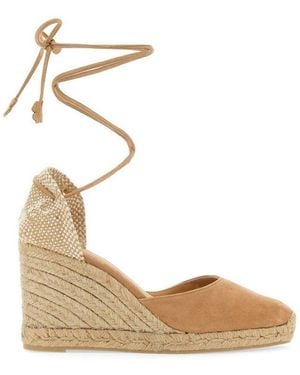 Castañer Espadrille Carina With Wedge - Natural