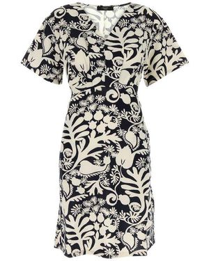 Weekend by Maxmara Printed Stretch Lyocell Lucas Mini Dress