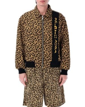 Brain Dead Twill Aviator Jacket - Multicolour