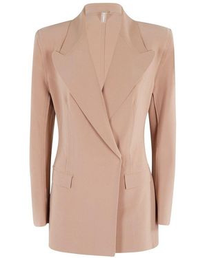 Norma Kamali Pocket Detailed Jacket - Natural