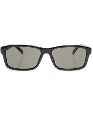 Gucci Rectangular Frame Sunglasses - Black