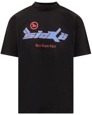SICKO / Born From Pain Logo T-Shirt - Black
