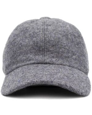 Fedeli Plaque Detailed Baseball Hat - Grey