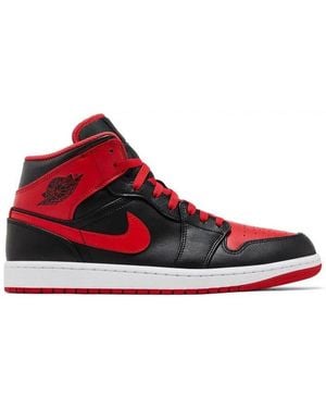 Nike Air 1 Mid Sneakers - Red