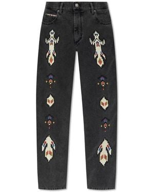 Isabel Marant Jeans Lewys, - Black