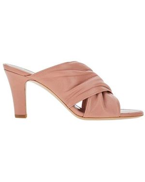 サンダル・ミュール PARIS TEXAS SS25 MARIA MULE T.75 (PX1611 XNPPS EBONY) Mules in ebony leather - Paris Texas – Paris Texas US