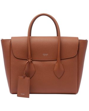 Ferragamo East-west Briefcase - Brown