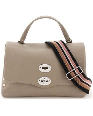 Zanellato Postina Twist Lock Small Tote Bag - Brown