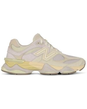 New Balance 9060 Lace-Up Sneakers - White