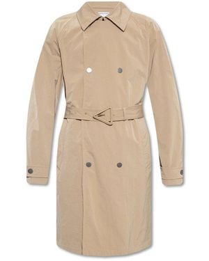 Bottega Veneta Double-Breasted Trench Coat - Natural