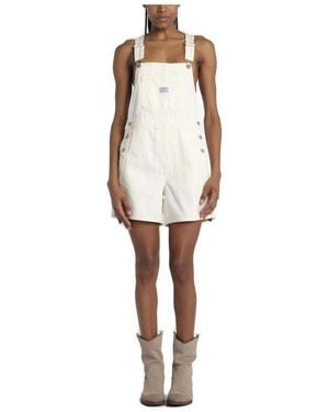 Levi's Utility Short Jumpsuit - White