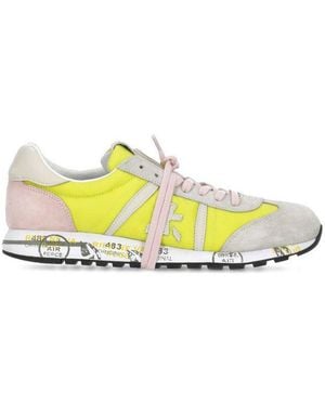 Premiata Lucyd Lace-Up Trainers - Yellow
