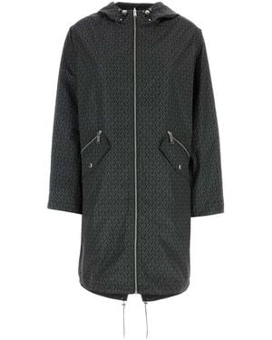 MICHAEL Michael Kors Zipped Long Jacket - Black