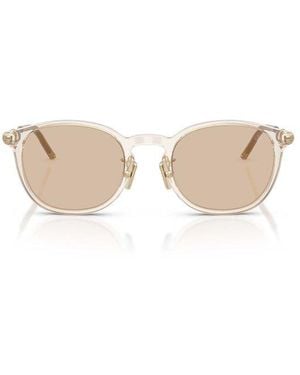 Moncler Round Frame Sunglasses - Natural