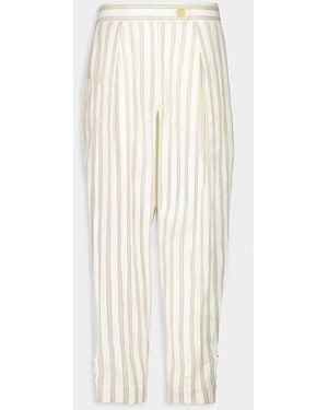 Zimmermann Illuminate Striped Trousers - White