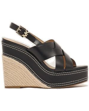 MICHAEL Michael Kors Nora Wedge Sandals - Black