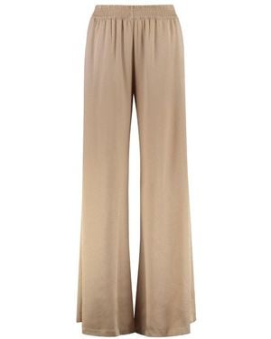 Fabiana Filippi Amelia Envers Satin Trousers - Natural