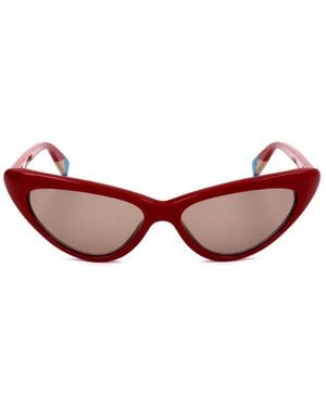 Furla Cat-Eye Frame Sunglasses - Red