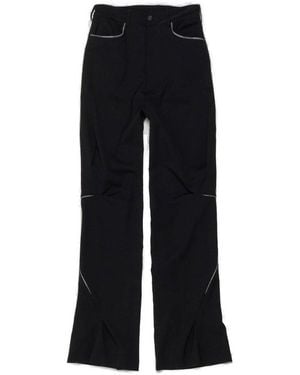 Kiko Kostadinov Contrast Piping Detailed Ohne K Dart Pants - Black