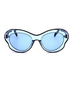 Emilio Pucci Butterfly Frame Sunglasses - Blue