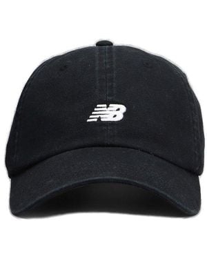 New Balance Logo Embroidered Baseball Cap - Black