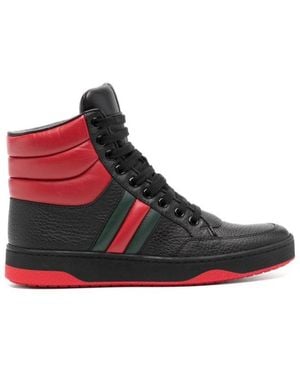 Gucci Two-Toned High Top Sneakers - Multicolor