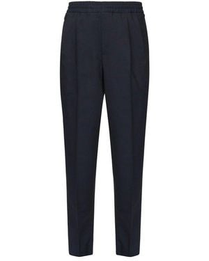 ZEGNA Pleated Trousers - Blue