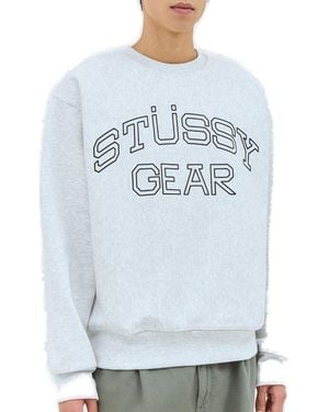 Stussy Gear Crew Sweatshirt - Blue