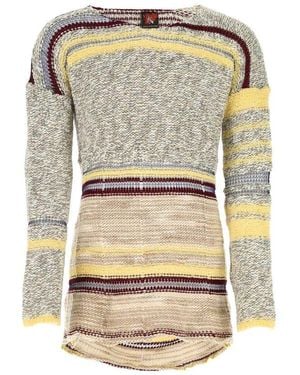 VITELLI Open Back Knit Sweater - White