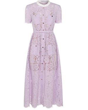 Self-Portrait Lilac Dress - Purple