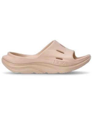 Hoka One One Ora Recovery Cut-Out Slides - Pink