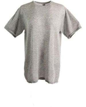 Tシャツ・カットソー Toteme Lyocell blend knit t-shirt Totême - Black Layered Knit T-Shirt | Mitchell Stores