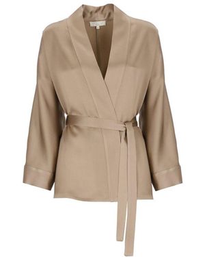 Antonelli Zircone Wrap Top - Natural
