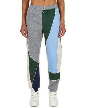 Ahluwalia Marcel Patchwork Track Trousers - Blue