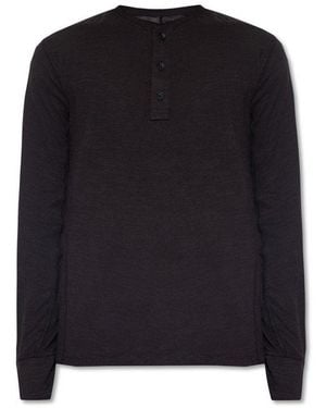 Rag & Bone Long-Sleeved Knit Top - Black