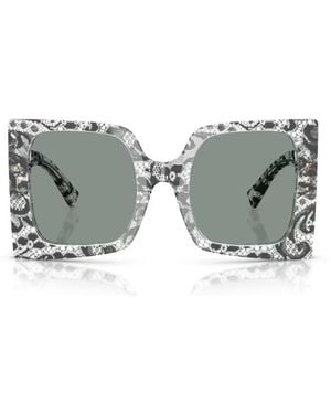 Dolce & Gabbana Square Frame Sunglasses - Black