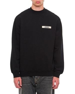 Jacquemus The Gros Grain Sweatshirt - Black
