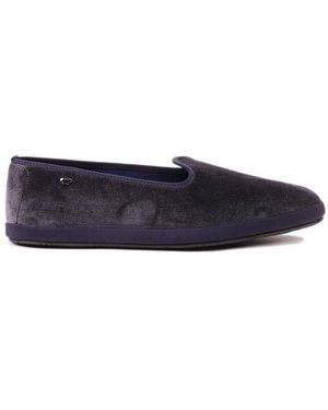 Weekend by Maxmara Alomond Toe Slip-On Flat Shoes - Blue