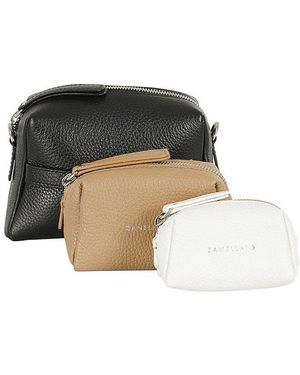 Zanellato Logo Printed Three-Pack Make-Up Bags - Black