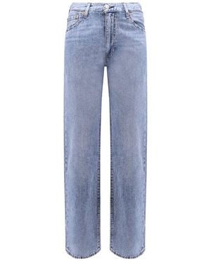Levi's 555 Cotton And Linen Trouser - Blue