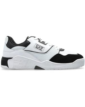 EA7 Sports Shoes With Logo - White