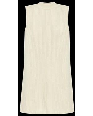Jil Sander Knitted Vest | White | FARFETCH CA