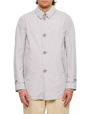 Herno Button-Up Jacket - Grey