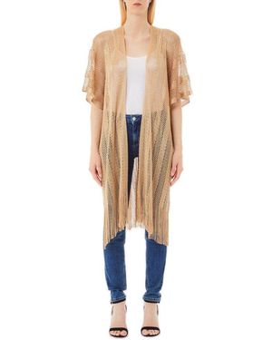 Liu Jo Lurex Poncho - Blue